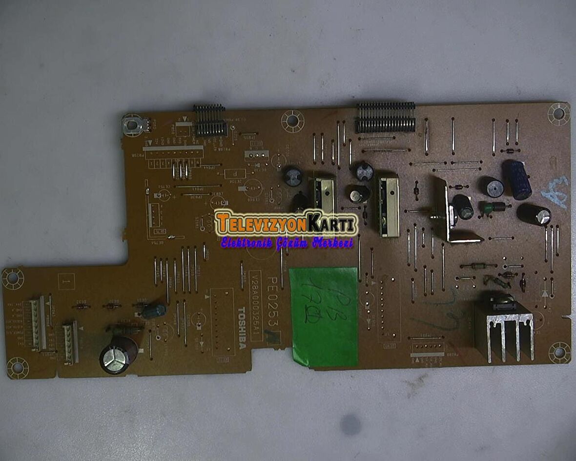 PE0253 S, V28A000326A1, S, CCP-6400S, V28A000331A0, Toshiba 32A3000P, Power Board, Besleme, LC320W01-SLA1