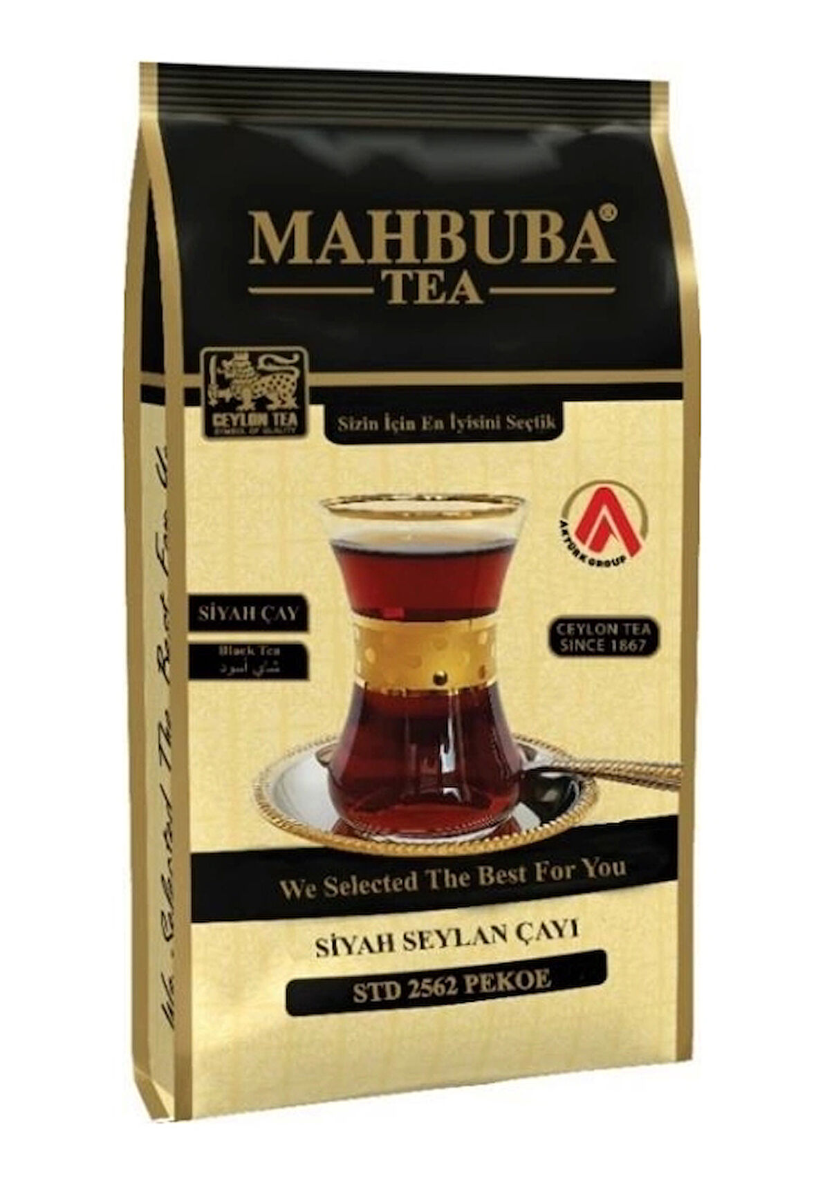 Mahbuba Std 2562 Super Pekoe Ithal Seylan Sri Lanka Ceylon Kaçak Siyah Yaprak Çayı 400 gr Poşet Ambalajlı