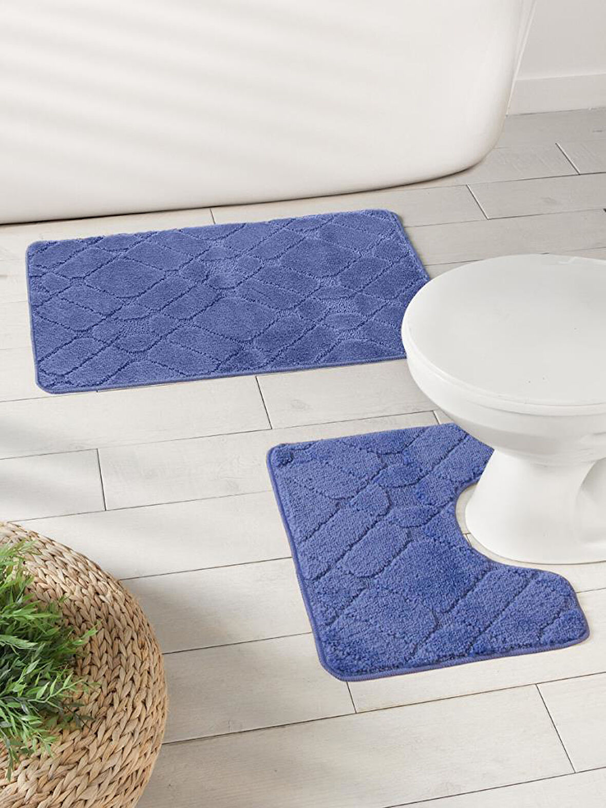 Banyo Paspası Silver Serenity U Tip 2’li Set