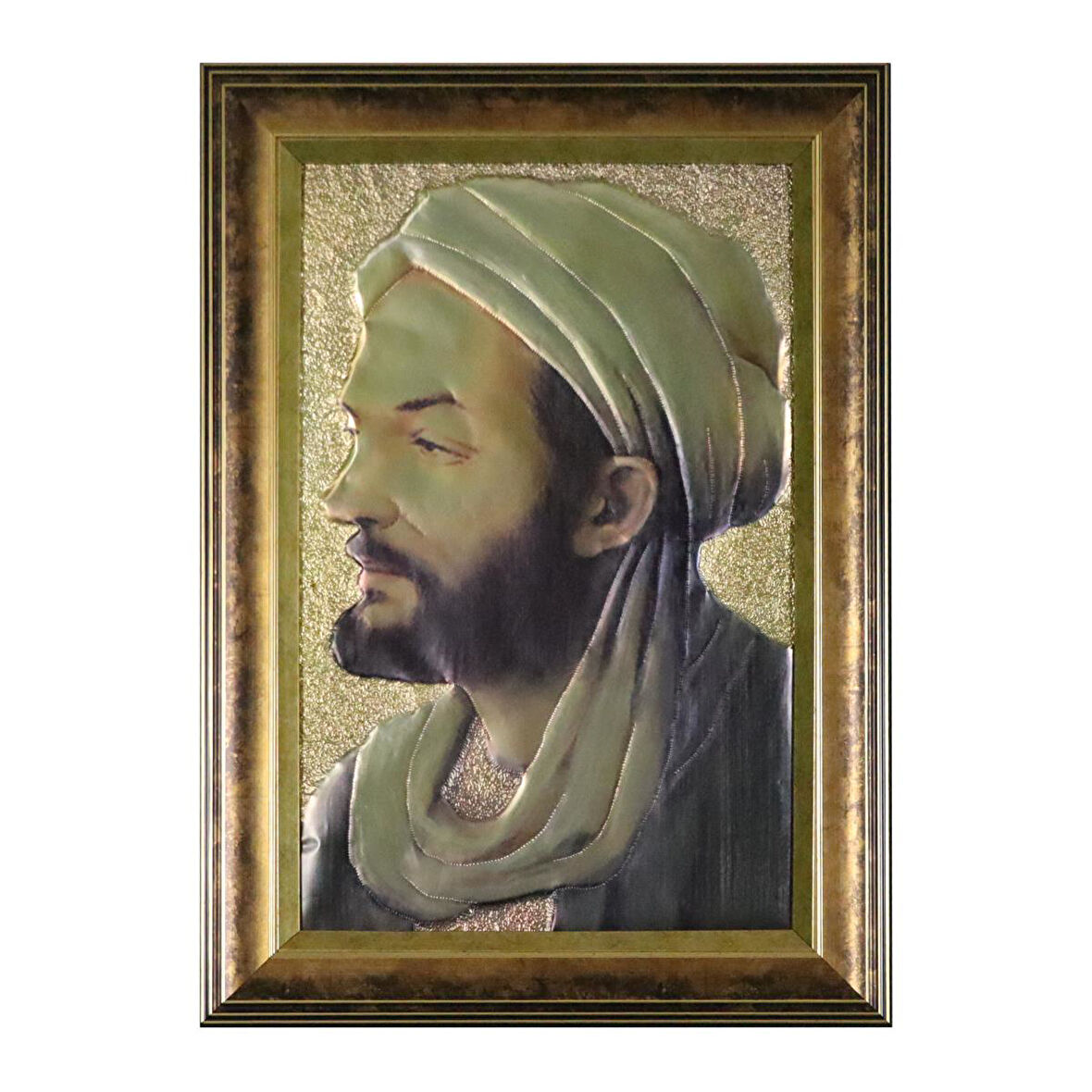 e38 EL İŞÇİLİĞİ ALİMİNYUM FOLYA KABARTMA TABLO 48 x 68 cm - 5927