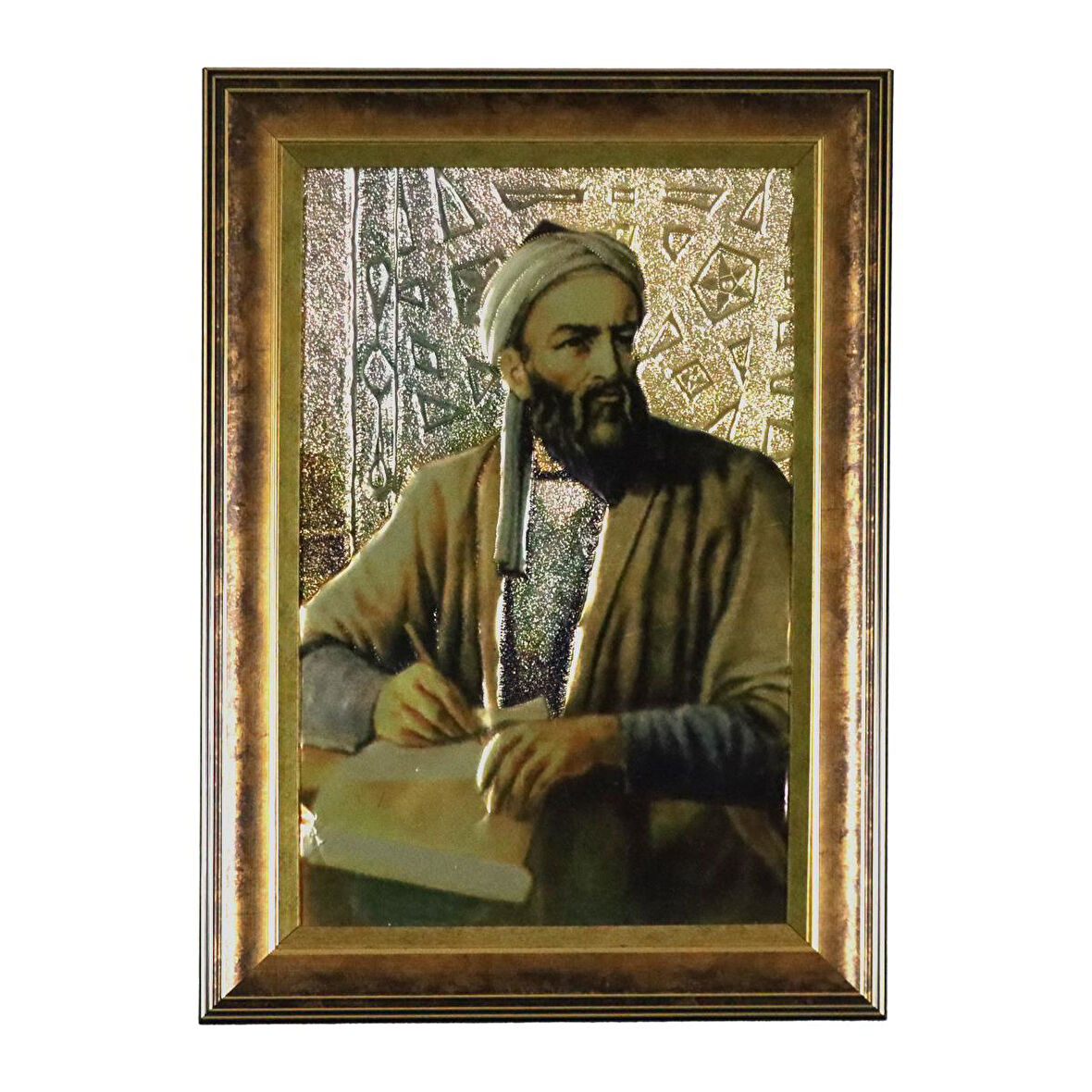 e38 EL İŞÇİLİĞİ ALİMİNYUM FOLYA KABARTMA TABLO 48 x 68 cm - 5928