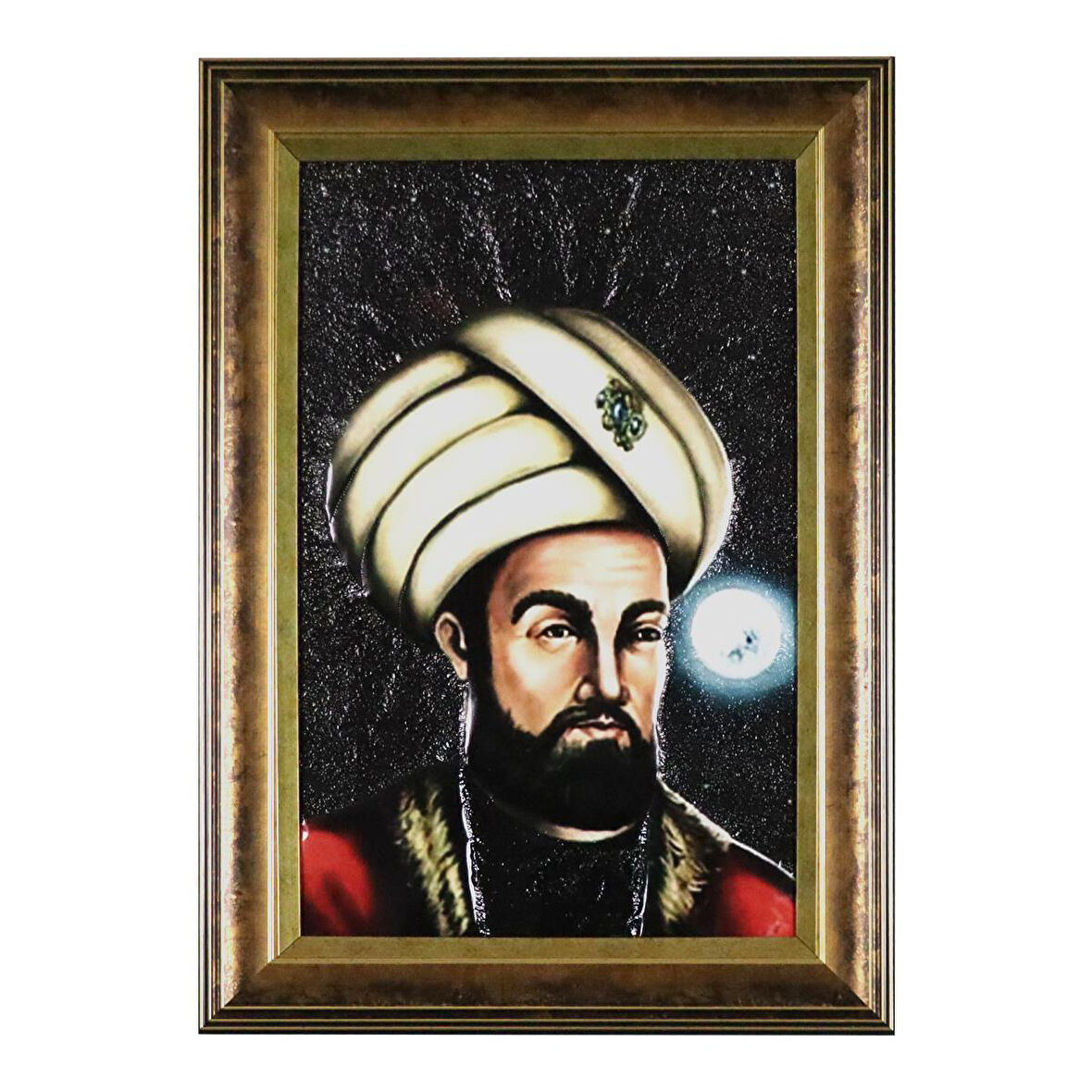 e38 EL İŞÇİLİĞİ ALİMİNYUM FOLYA KABARTMA TABLO 48 x 68 cm - 5929