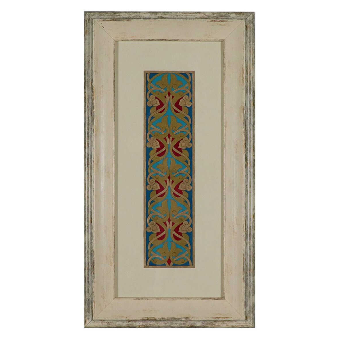 e38 EL İŞÇİLİĞİ TEZHİP TABLO  30 x 57 cm - 5944