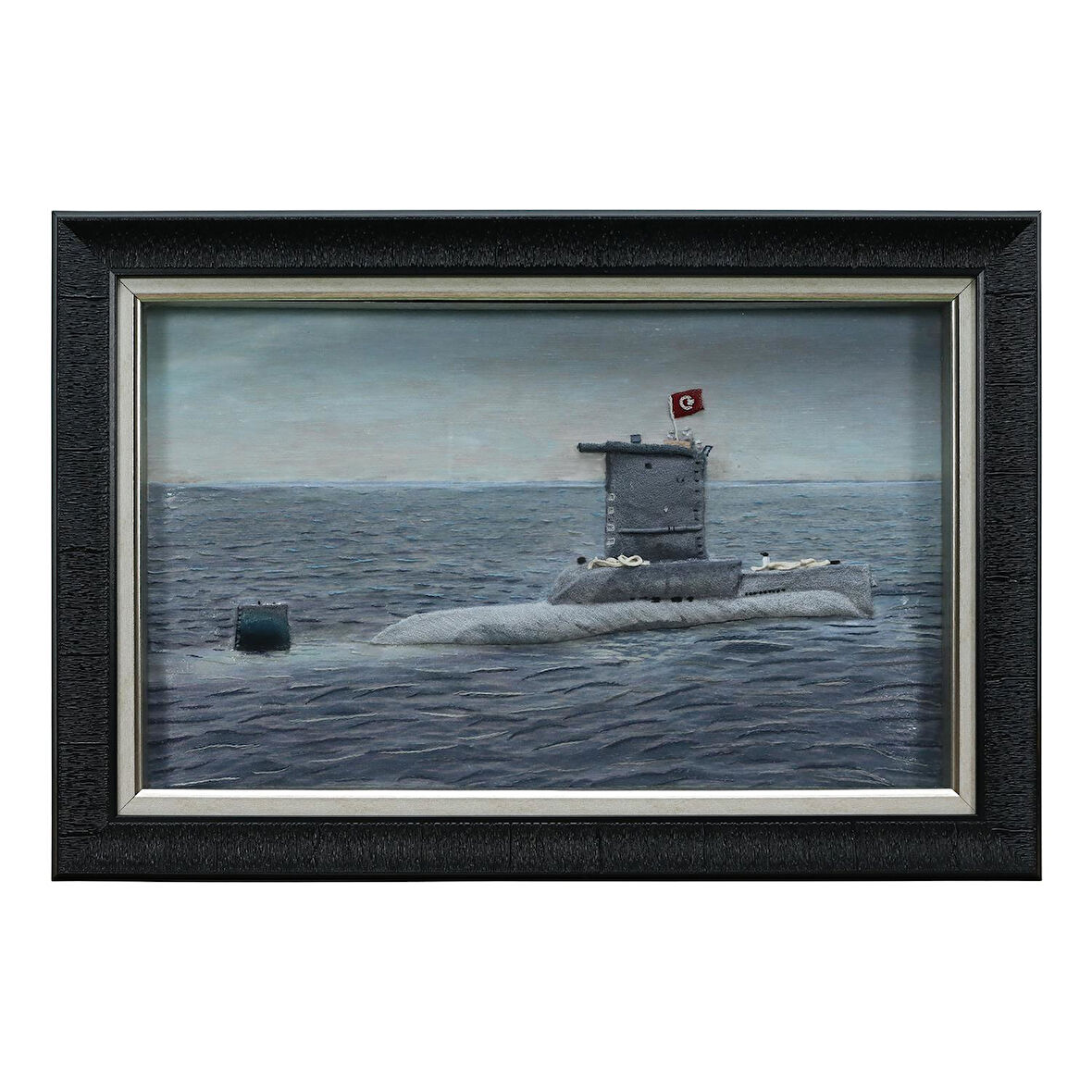 e38 EL İŞÇİLİĞİ PİRİREİS İĞNE OYASI TABLO 66 x 45 cm - 6066