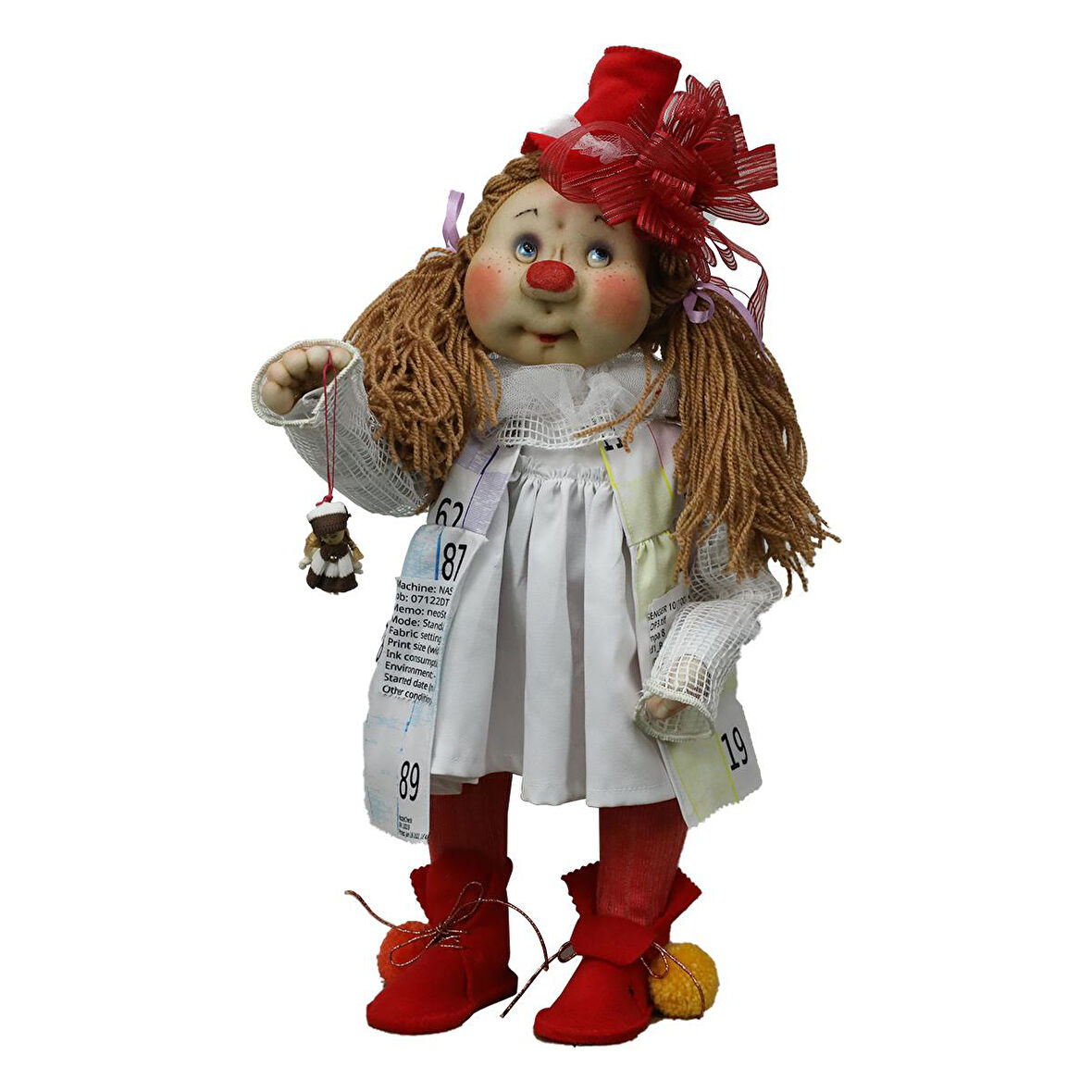 e38 EL İŞÇİLİĞİ DEKOR BEBEK 47*12 cm - 6150