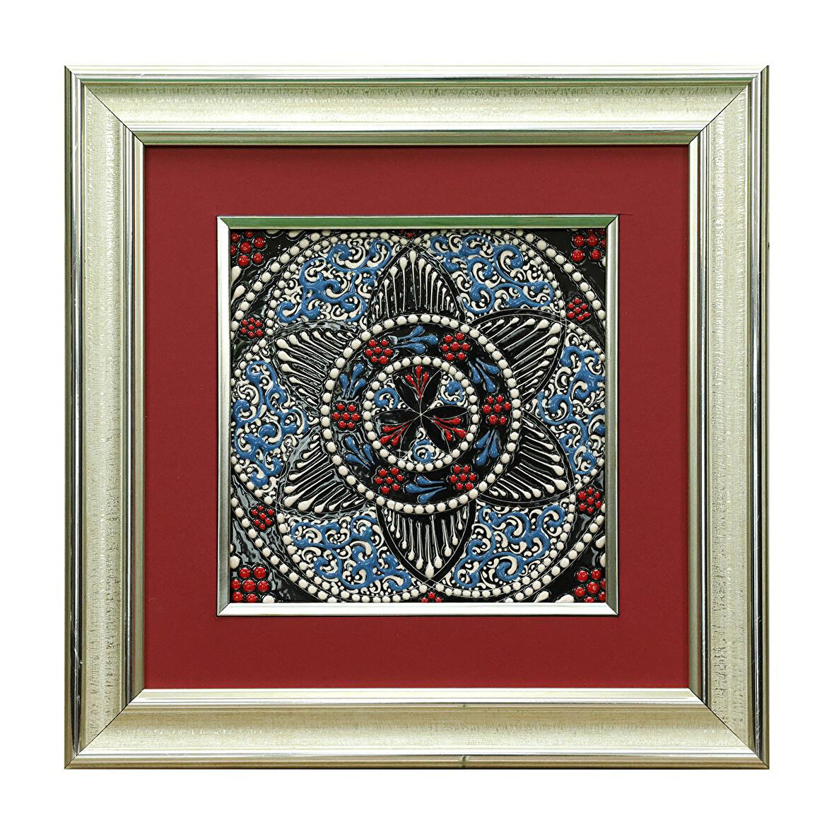 e38 EL İŞÇİLİĞİ ÇİNİ TABLO 34*34 CM - 6268