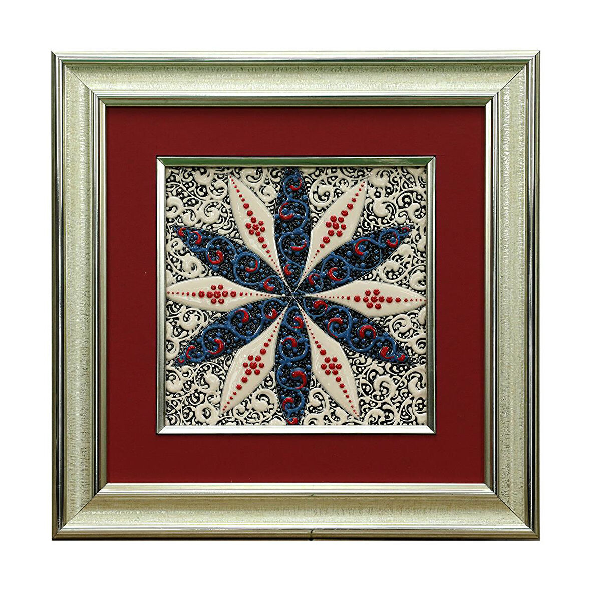 e38 EL İŞÇİLİĞİ ÇİNİ TABLO 34*34 CM - 6271