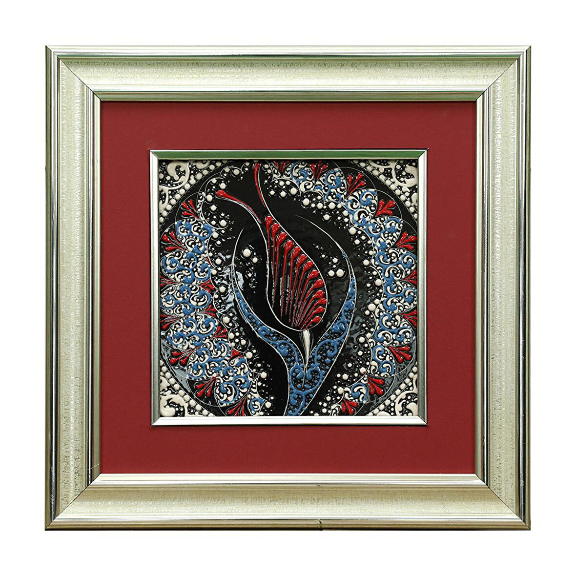 e38 EL İŞÇİLİĞİ ÇİNİ TABLO 34*34 CM - 6272