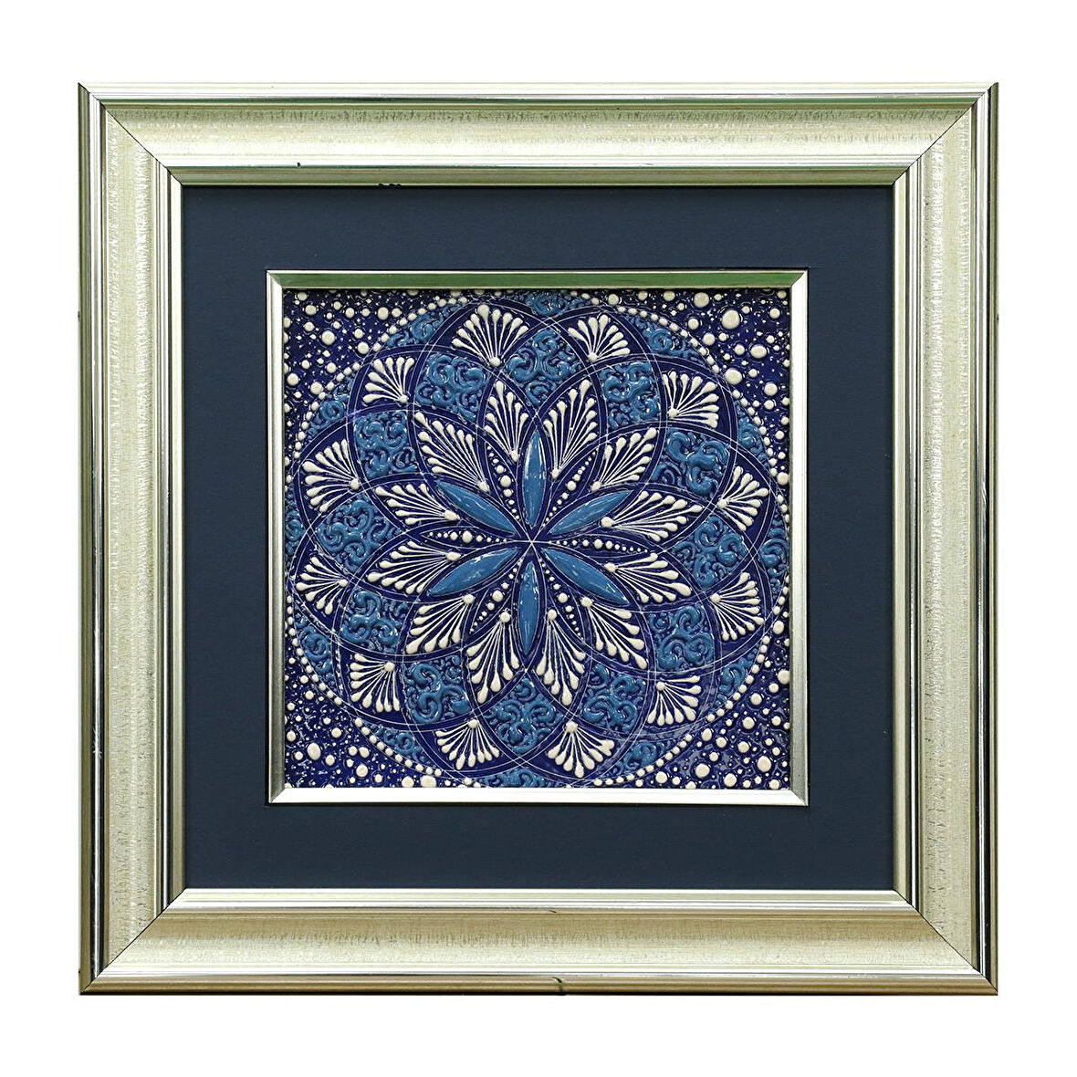 e38 EL İŞÇİLİĞİ ÇİNİ TABLO 34*34 CM - 6274