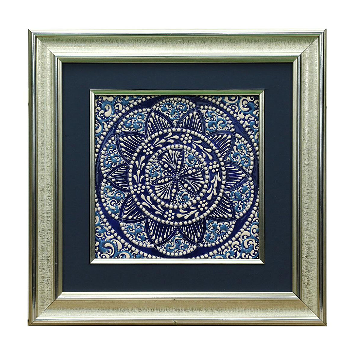 e38 EL İŞÇİLİĞİ ÇİNİ TABLO 34*34 CM - 6276
