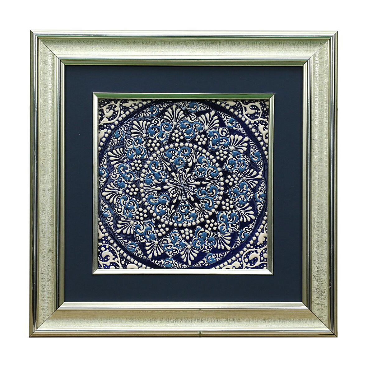 e38 EL İŞÇİLİĞİ ÇİNİ TABLO 34*34 CM - 6278