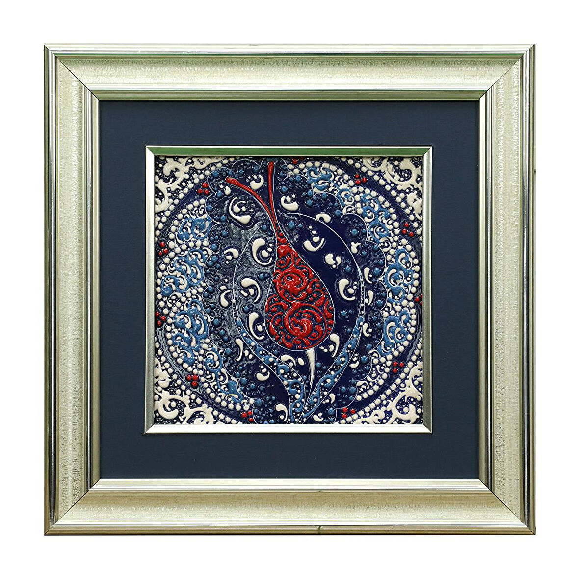 e38 EL İŞÇİLİĞİ ÇİNİ TABLO 34*34 CM - 6283