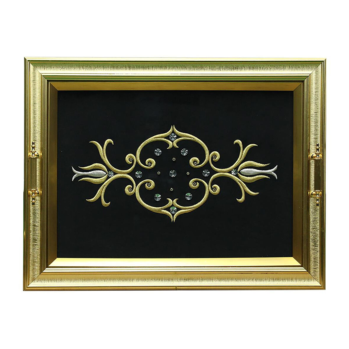 e38 EL İŞÇİLİĞİ MARAŞ İŞİ TEPSİ 37*52 CM - 6287