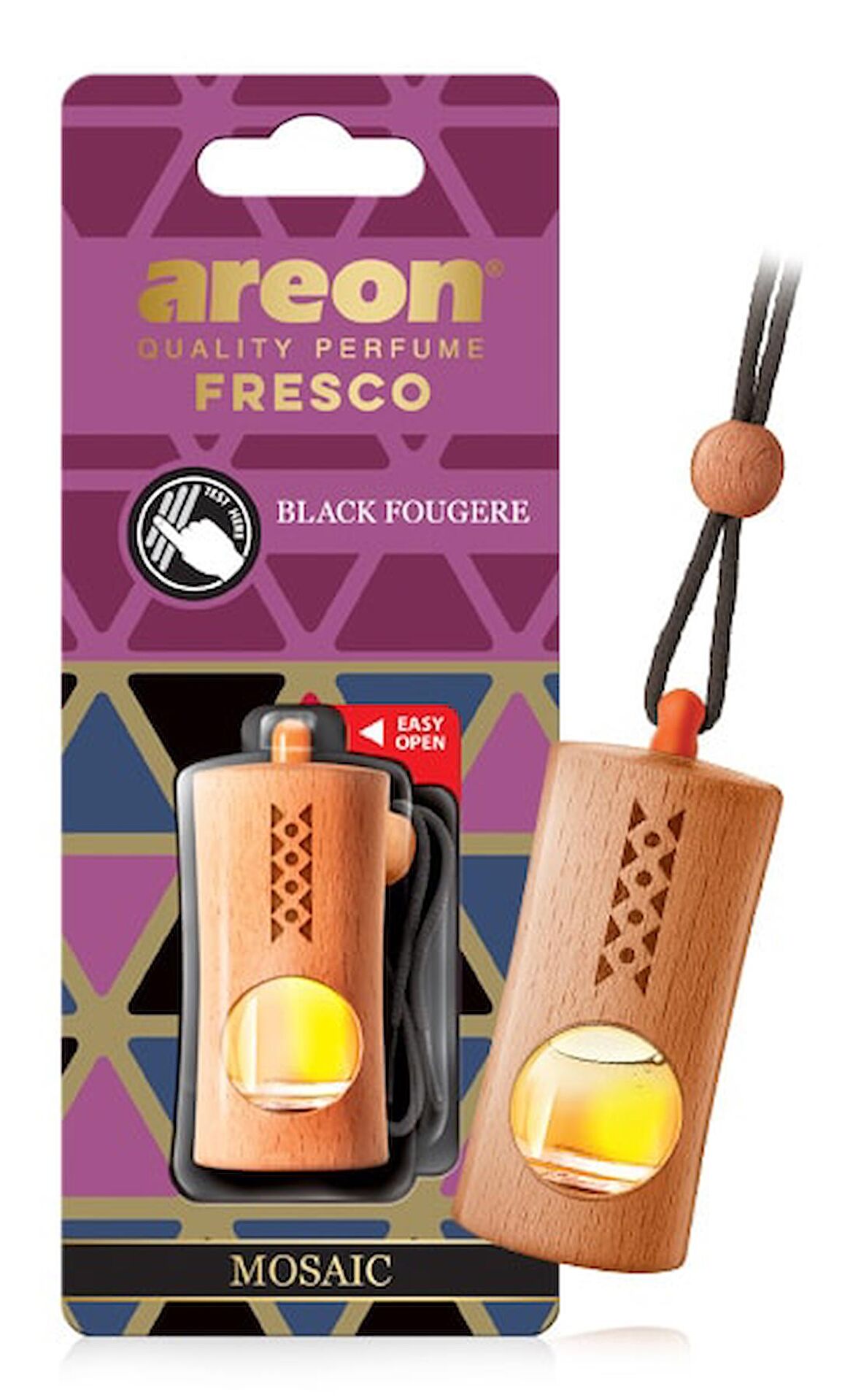 AREON FRESCO  NEW MOSAIC BLACK FOUGERE 'Kaliteli Araç Kokusu'
