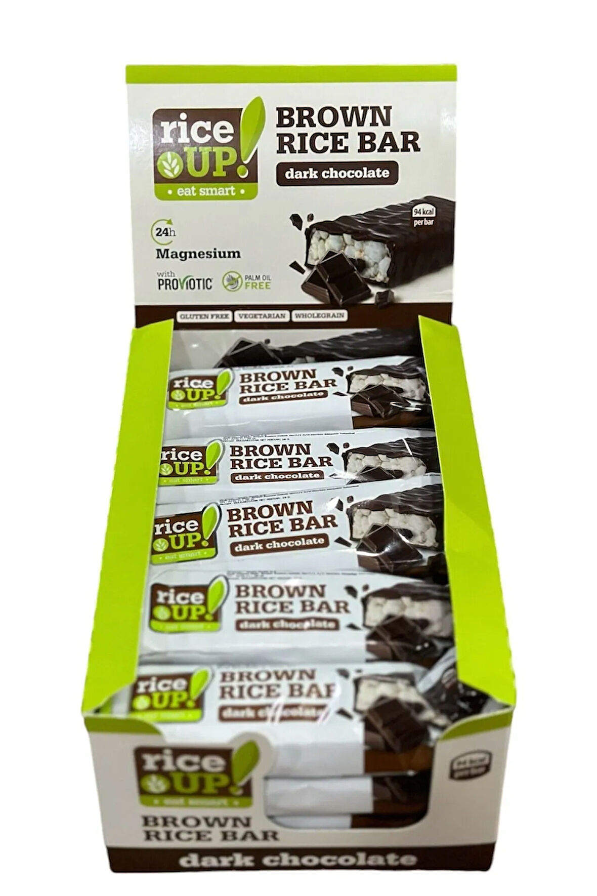 RİCE UP BROWN RİCE BAR DARK CHOCOLATE 18 GR *20'Lİ