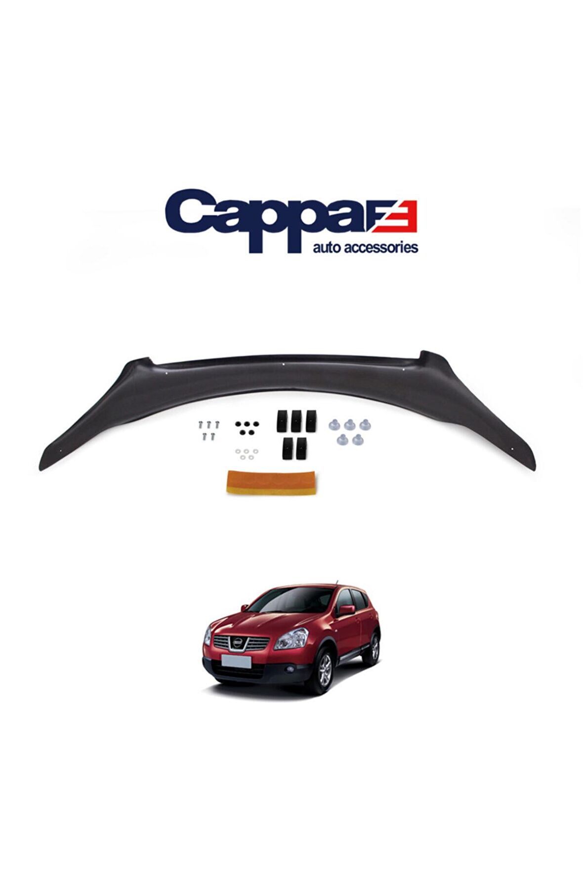 Nissan Qashqai Ön Kaput Koruyucu Rüzgarlığı 2007-2010 Yılı Arası
