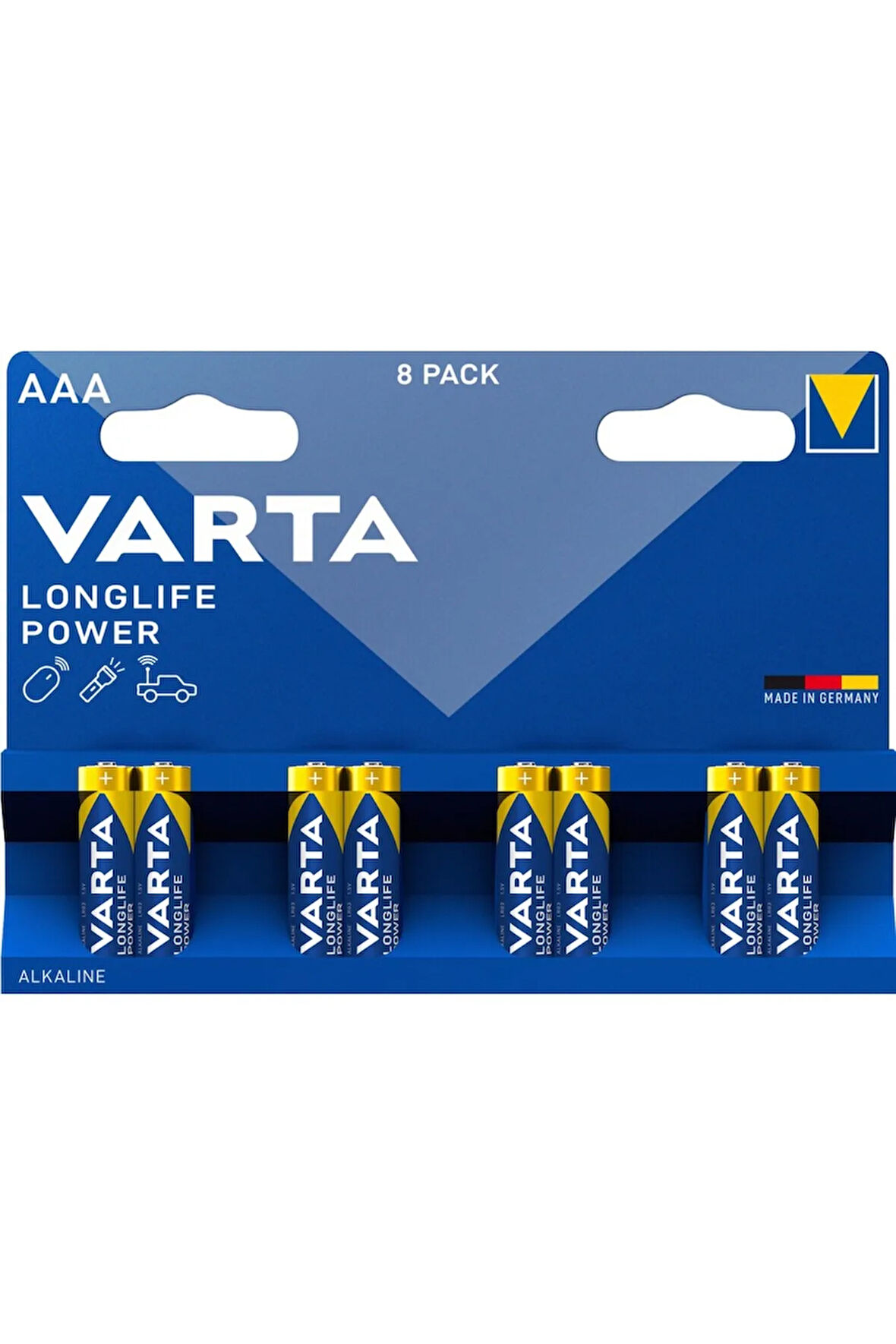 VARTA Longlife Power AAA Alkalin kalem pil 8'li paket