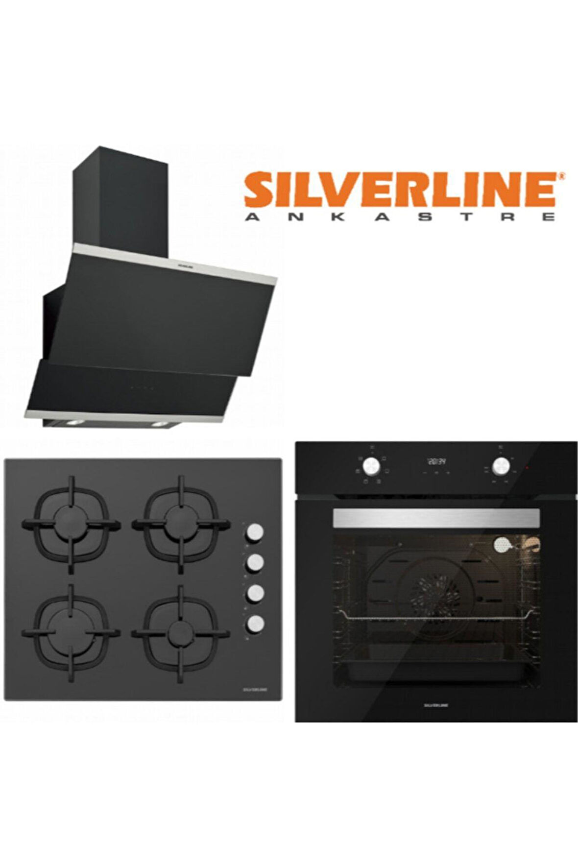 Silverlıne Ankastre Set (Cs5343b01-bo6502b01-3420 B Classy)