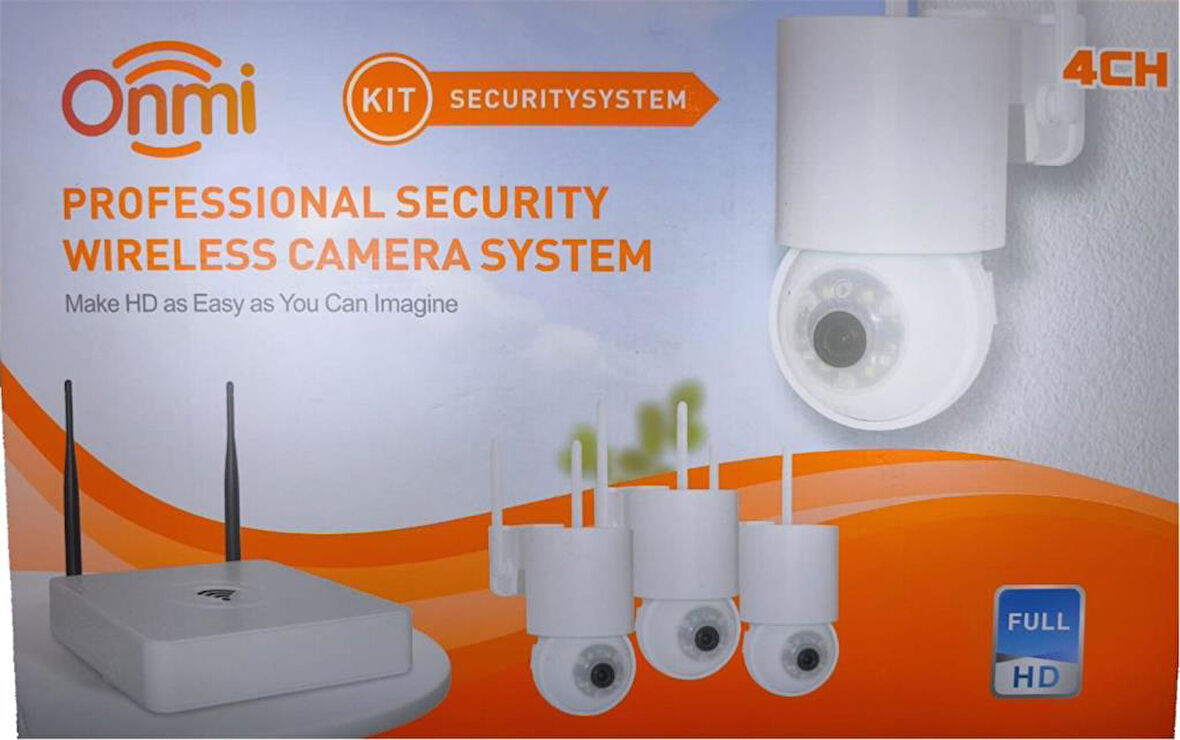 Apronx DS440 4 Kanal Nvr + 3Mp 4 Kamera Full Color Mik. PTZ Wifi Set