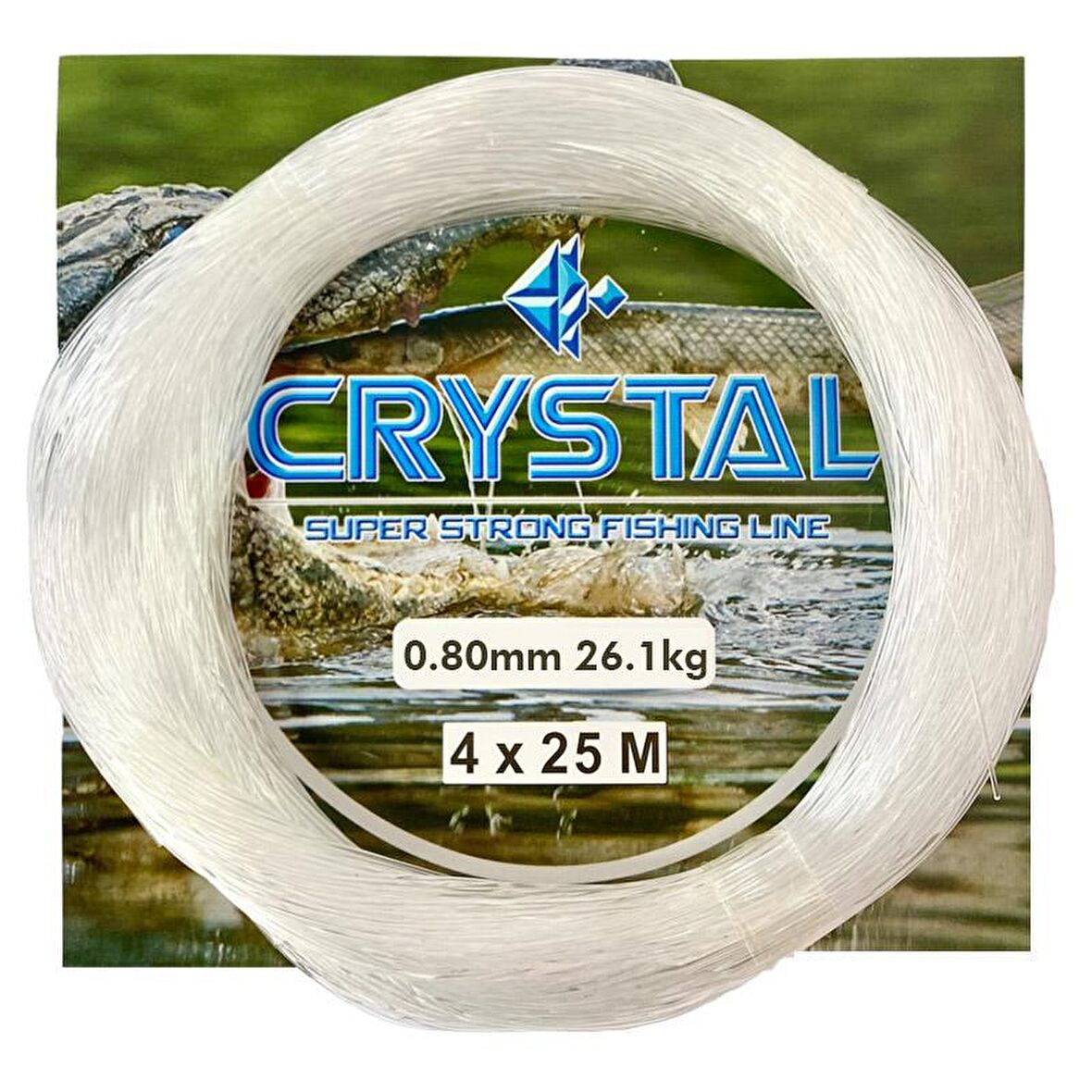 Cyrstal Beyaz Poşet Misina 0.80 mm