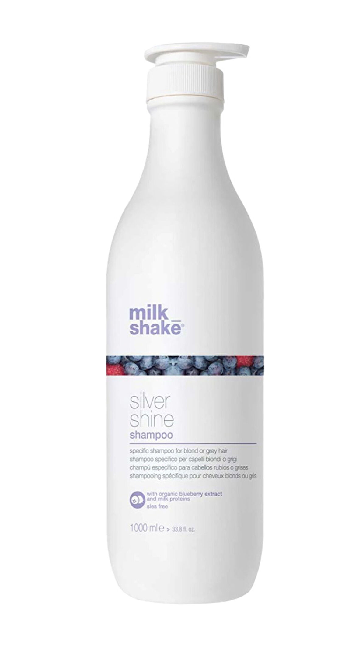 Milk Shake Silver Shine Sarı ve Gri Saçlar İçin Sülfatsız Mor Tonlama Şampuanı 1000 ml