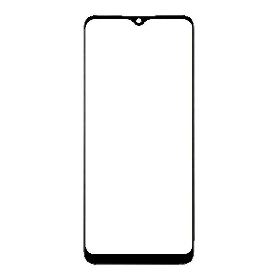 Oppo Relame C25S Uyumlu Okalı Dokunmatik Cam - EKRAN DEĞİLDİR.