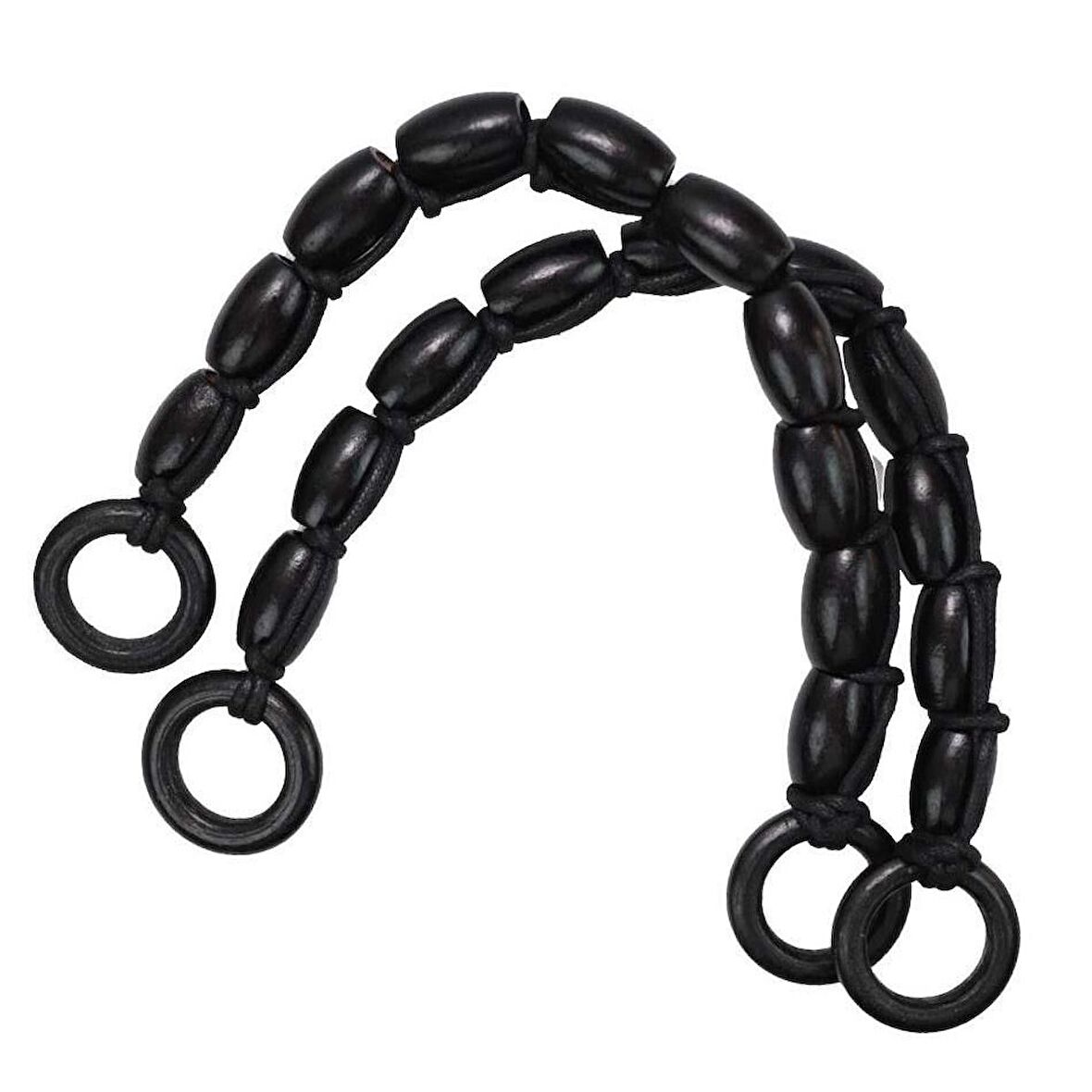 Boncuklu Çanta Sapı AS01 Siyah