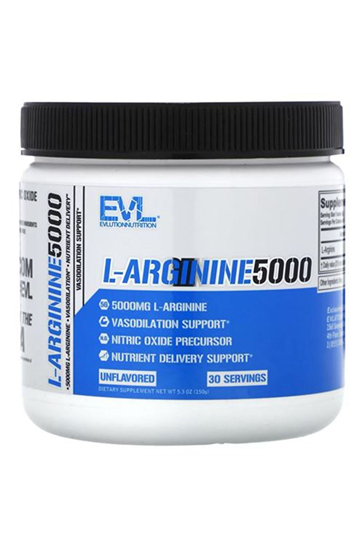 Evlution Nutrition L Arginine Arjinin 5000 150 G -30 Servis EVL 