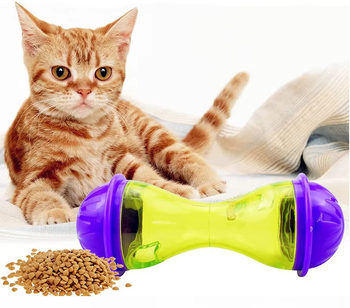 İnteraktif Kedi Ödül Mamalı Oyuncak