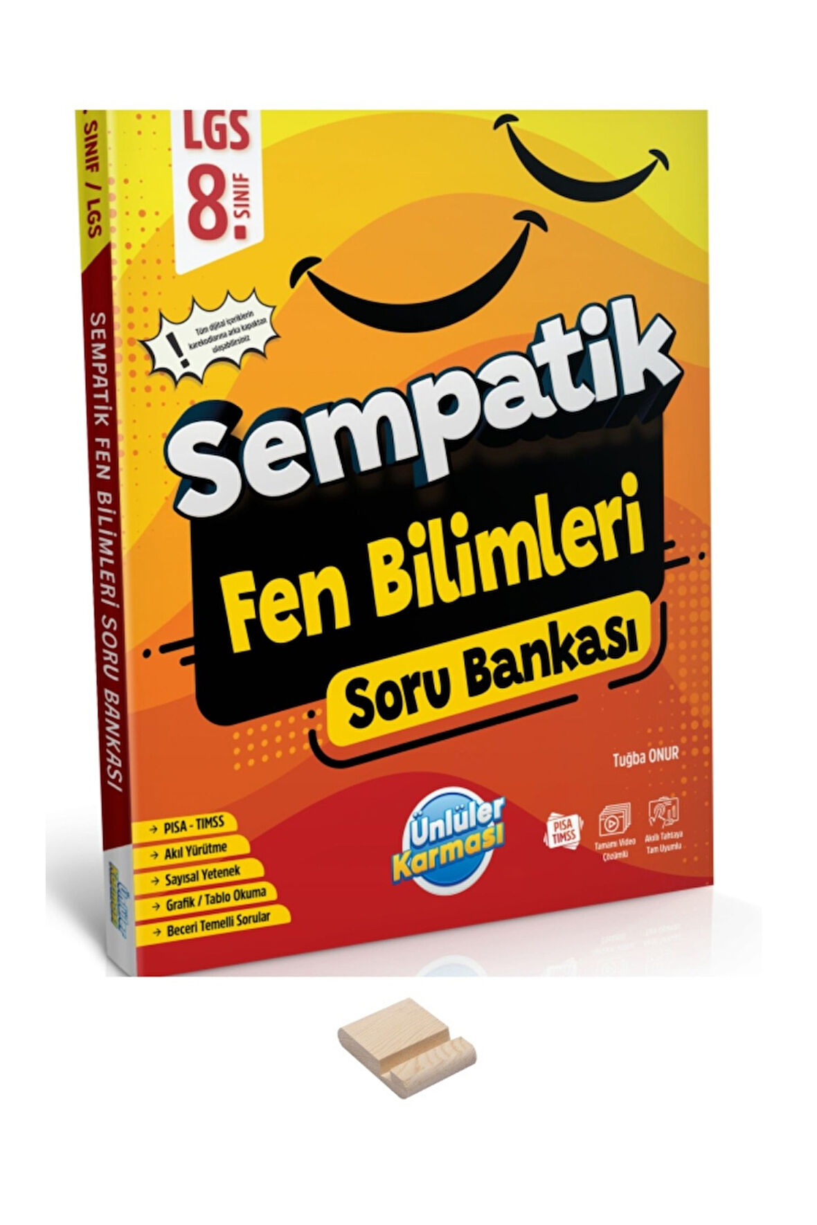 LGS 8. Sınıf Sempatik Fen Bilimleri Soru Bankası ve Telefon Standı