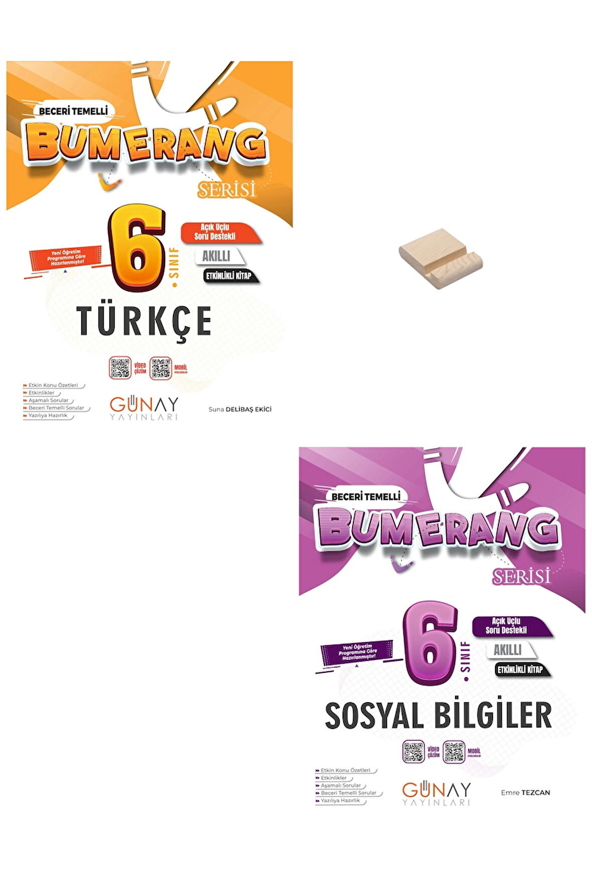 6. Sınıf Bumerang Türkçe ve Sosyal Etkinlikli Soru Bankası + Telefon Tutucu