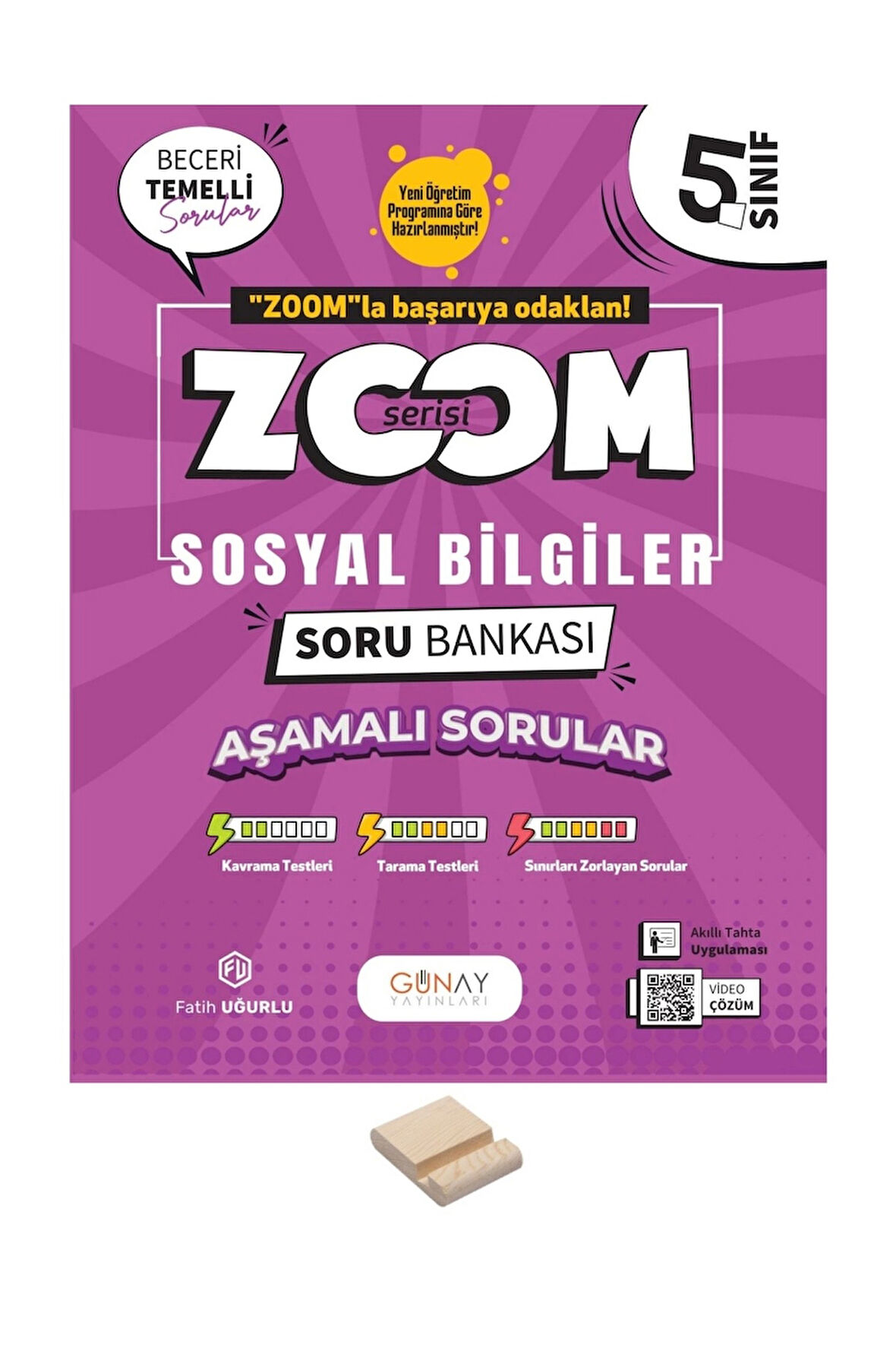 5. Sınıf Zoom Serisi Sosyal Bilgiler Soru Bankası + Telefon Standı