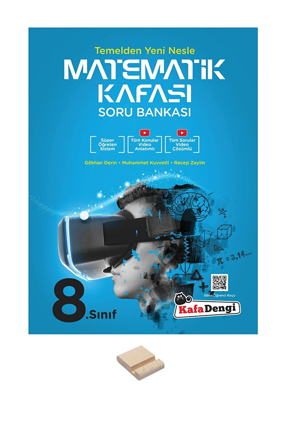 LGS 8.Sınıf Matematik Kafası Soru Bankası ve Telefon Standı