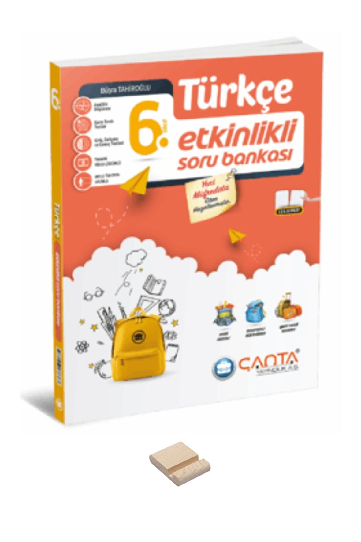 6. Sınıf Türkçe Etkinlkli Kazanım ve Soru Bankası ve Telefon Standı