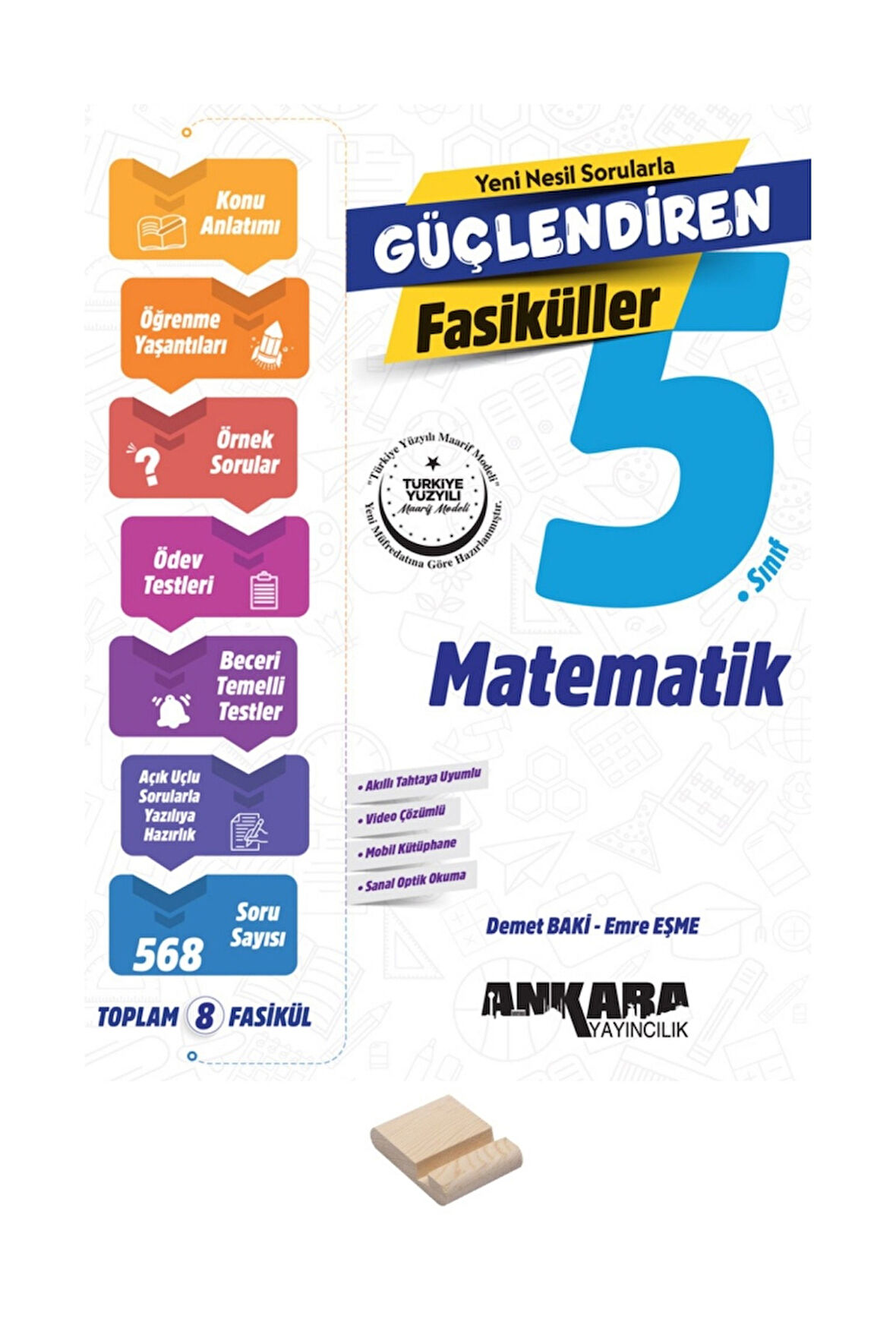 5. Sınıf Güçlendiren Matematik Fasiküller ve Telefon Standı