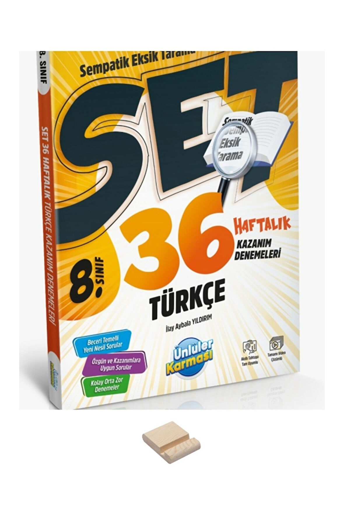 LGS 8. Sınıf Türkçe 36 Haftalık Denemeler ve Telefon Standı