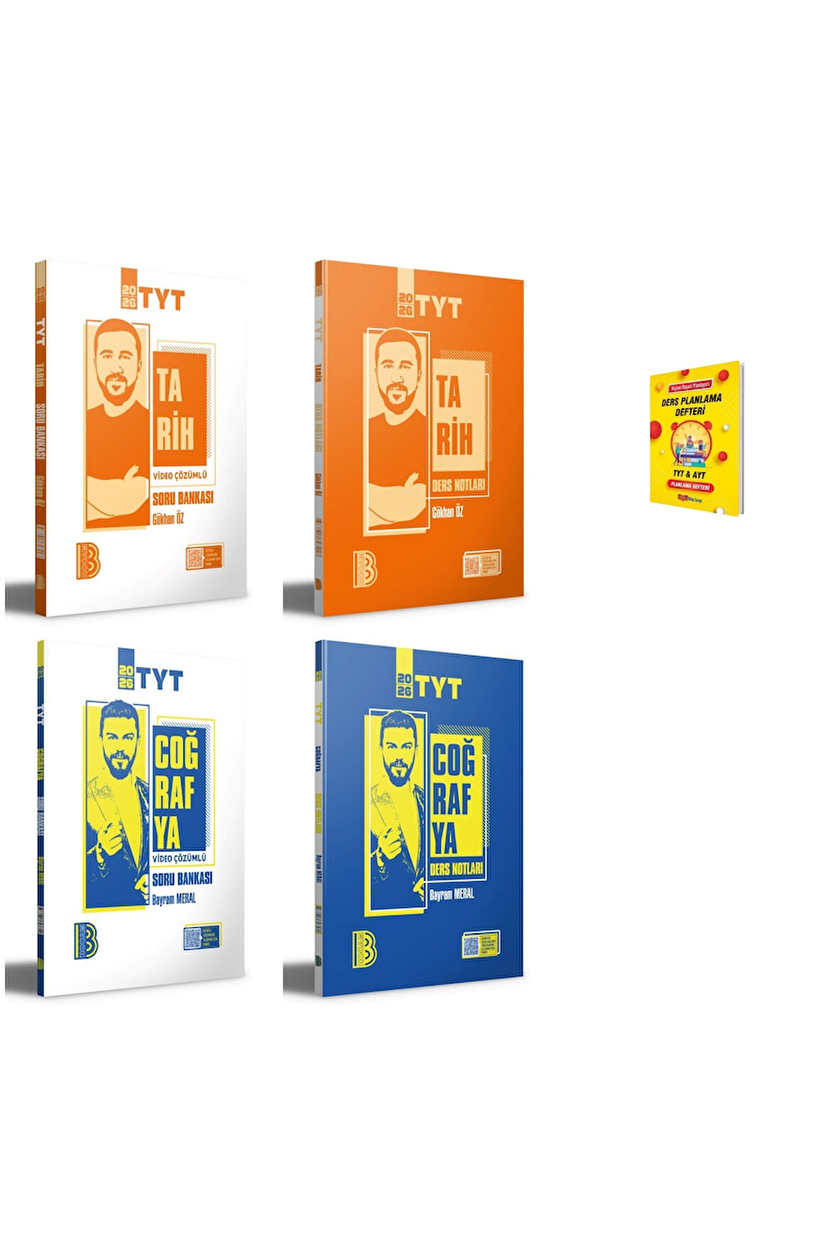 TYT Tarih ve Coğrafya Video Çözümlü Soru Bankası ve Ders Notları 4lü Set