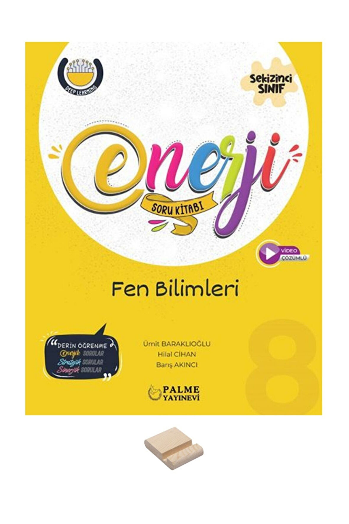 LGS 8. Sınıf Enerji Fen Bilimleri Soru Bankası ve Telefon Standı