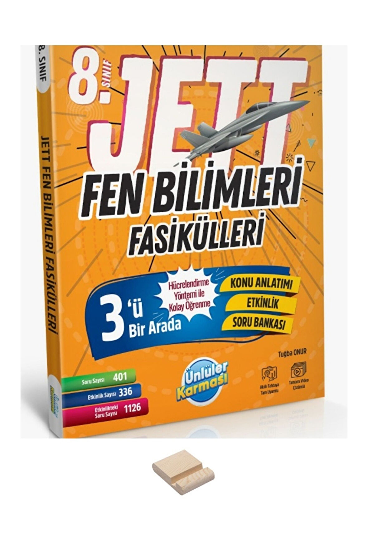 LGS 8. Sınıf Jett Fen Bilimleri Fasikülleri ve Telefon Standı