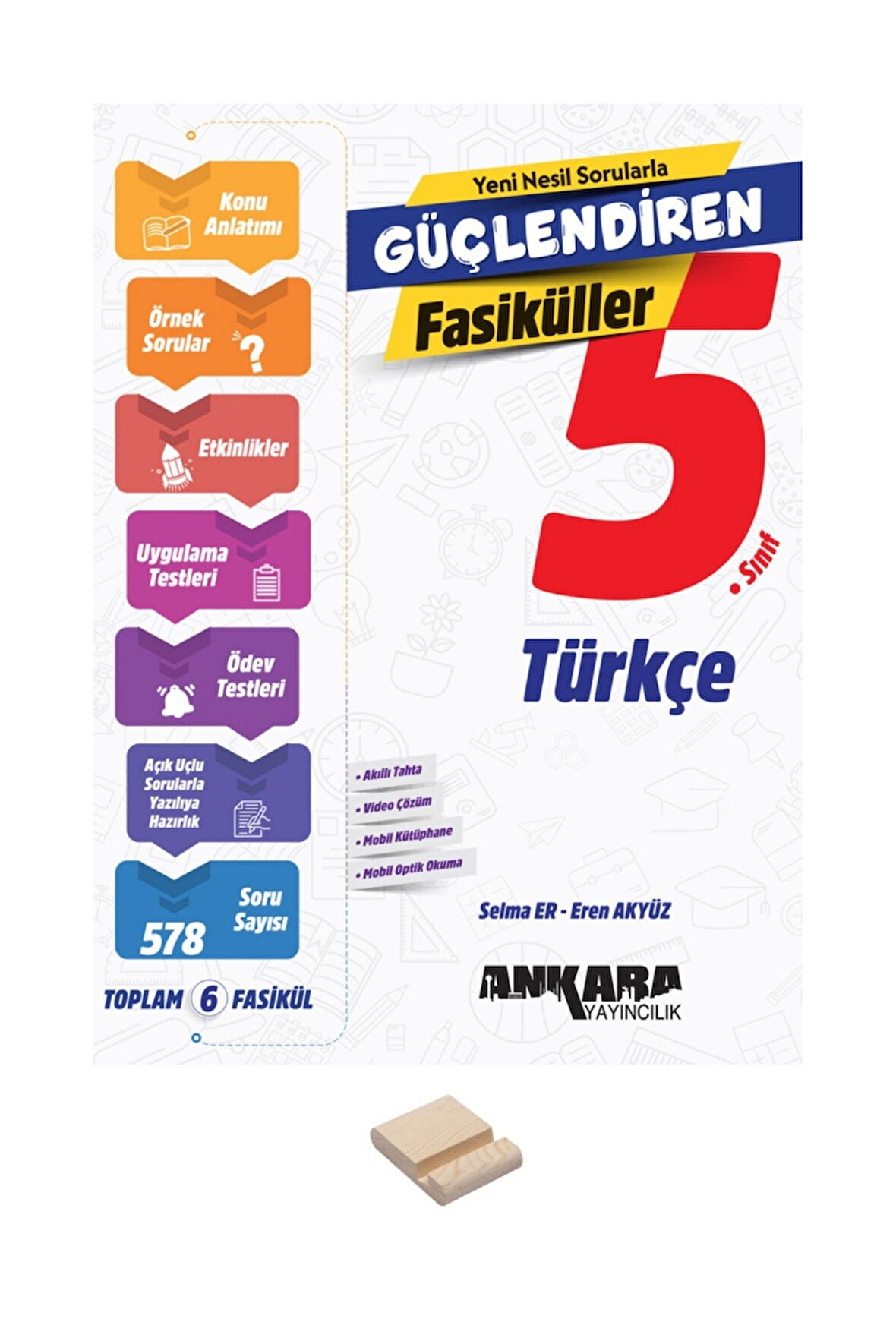 5. Sınıf Güçlendiren Türkçe Fasiküller ve Telefon Standı