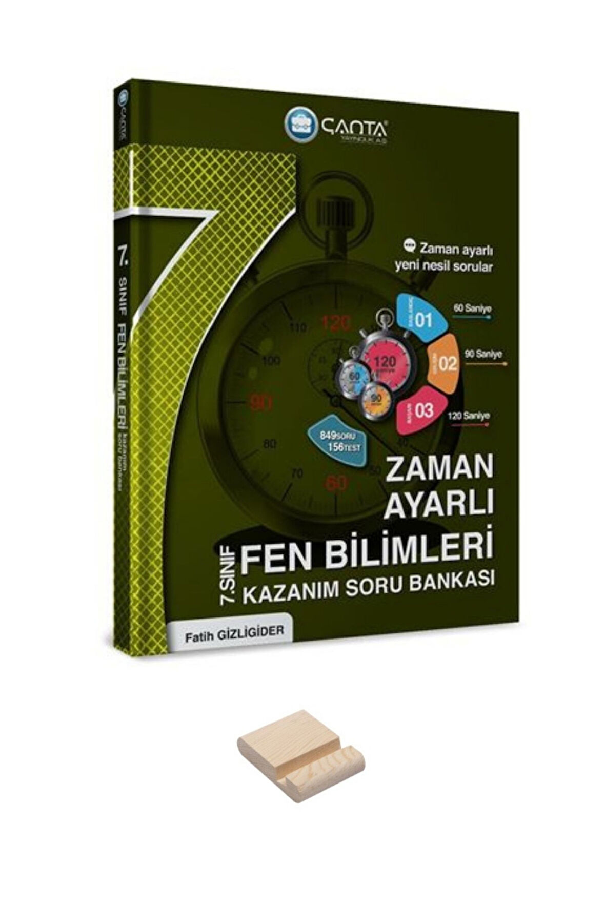 7. Sınıf Fen Bilimleri Zaman Ayarlı Kazanım Soru Bankası ve Telefon Tutucu