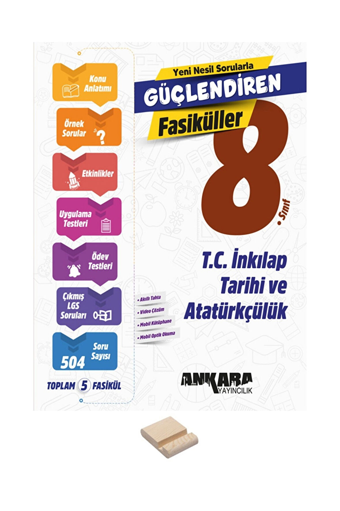 LGS 8. Sınıf Güçlendiren İnkılap Tarihi Atatürkçülük Fasiküller ve Telefon Tutucu