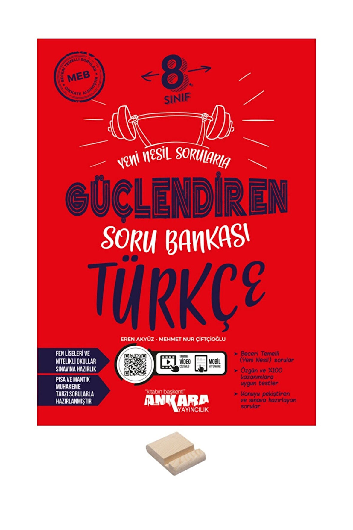 LGS 8. Sınıf Türkçe Güçlendiren Soru Bankası ve Telefon Standı