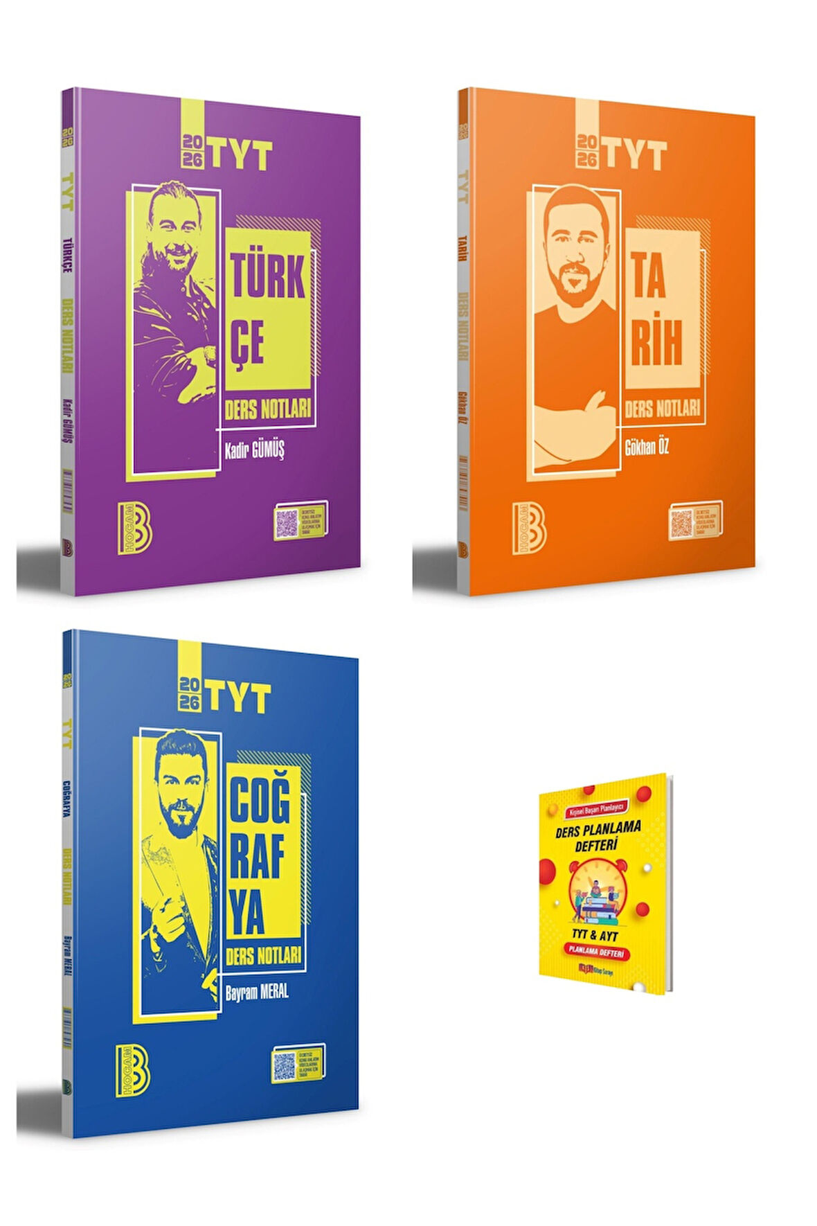 TYT Türkçe Tarih ve Coğrafya Ders Notları 3lü Set