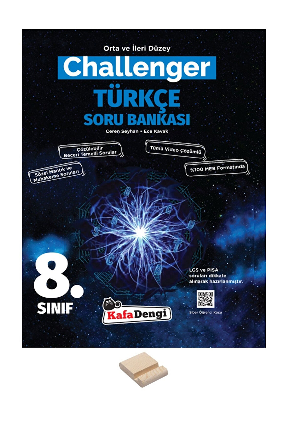 LGS 8. Sınıf Challenger Türkçe Soru Bankası ve Telefon Standı