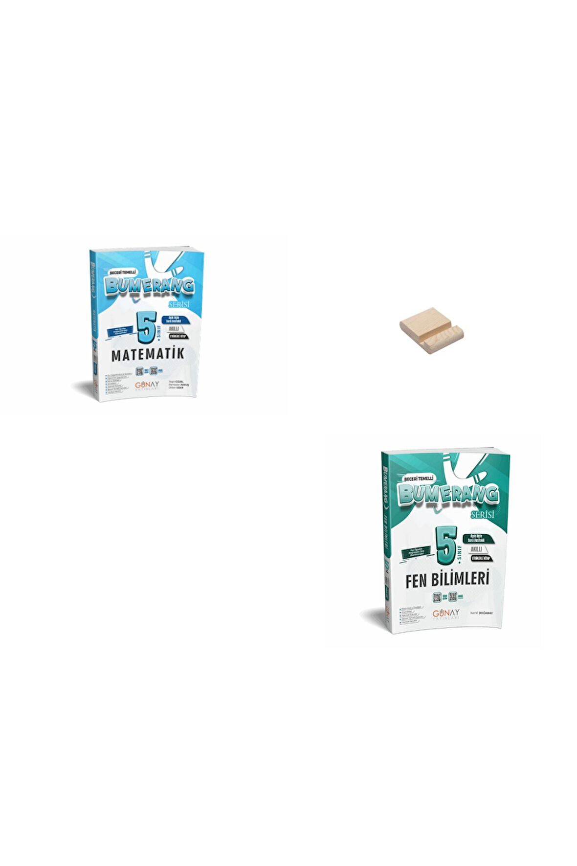 5. Sınıf Bumerang Matematik ve Fen Etkinlikli Kitap + Telefon Standı