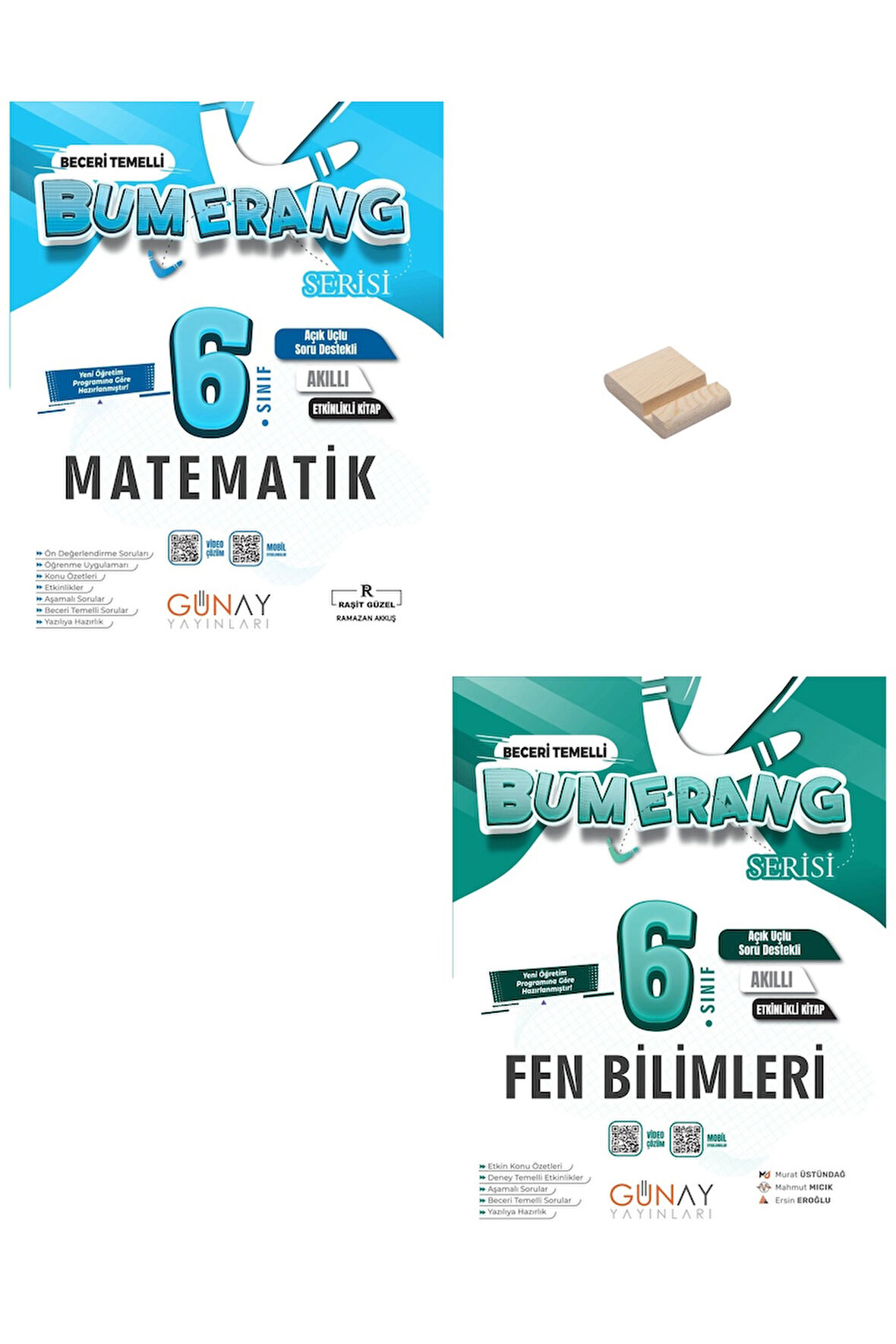 6. Sınıf Bumerang Matematik ve Fen Etkinlikli Soru Bankası + Telefon Standı