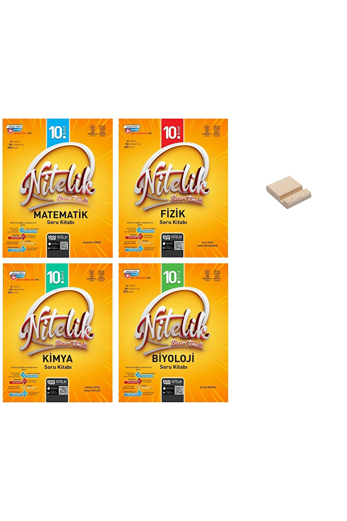 10. Sınıf Beceri Temelli Matematik Fizik Kimya ve Biyoloji Soru Bankası 4lü Set