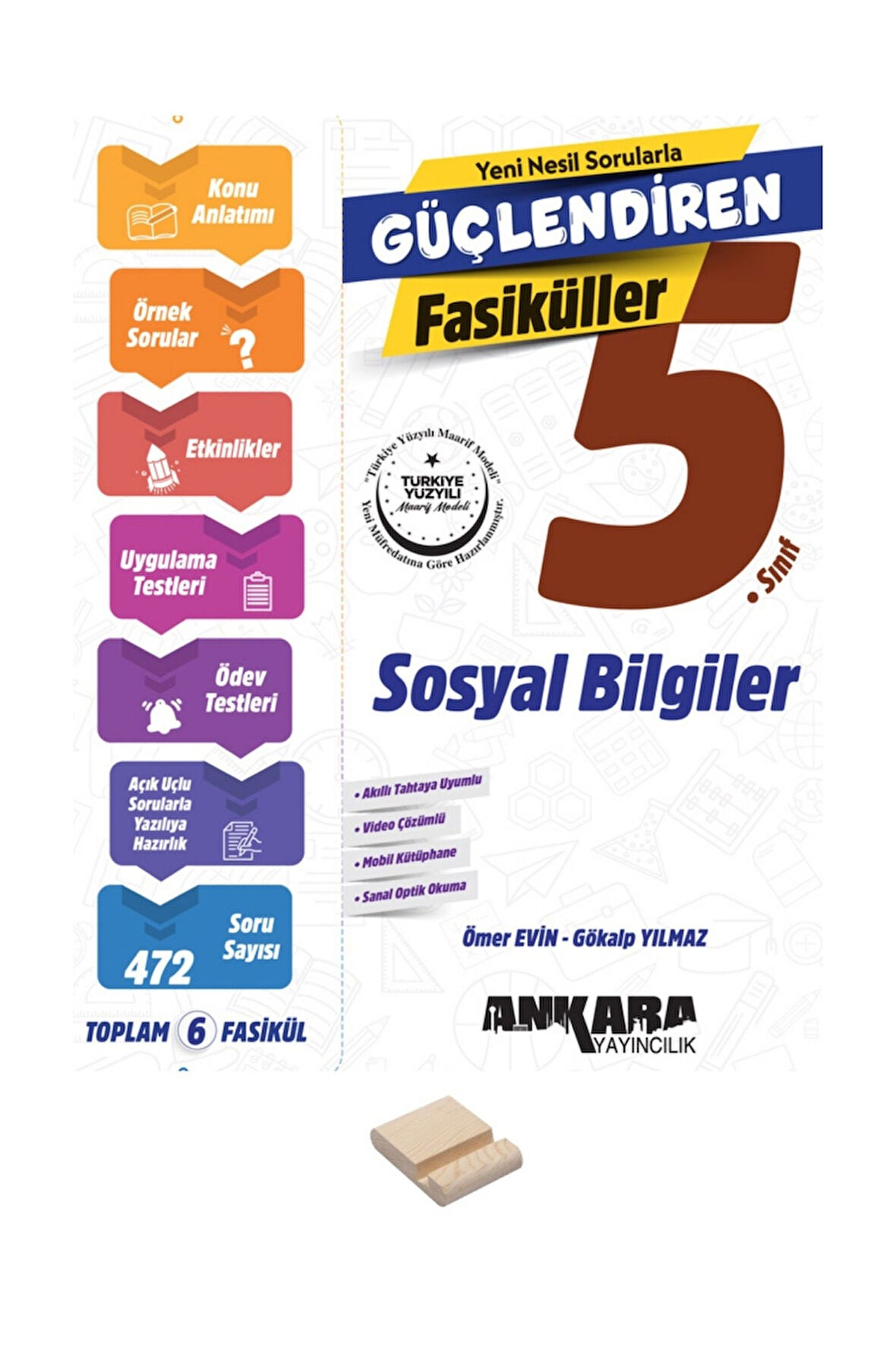 5. Sınıf Güçlendiren Sosyal Bilgiler Fasiküller ve Telefon Standı