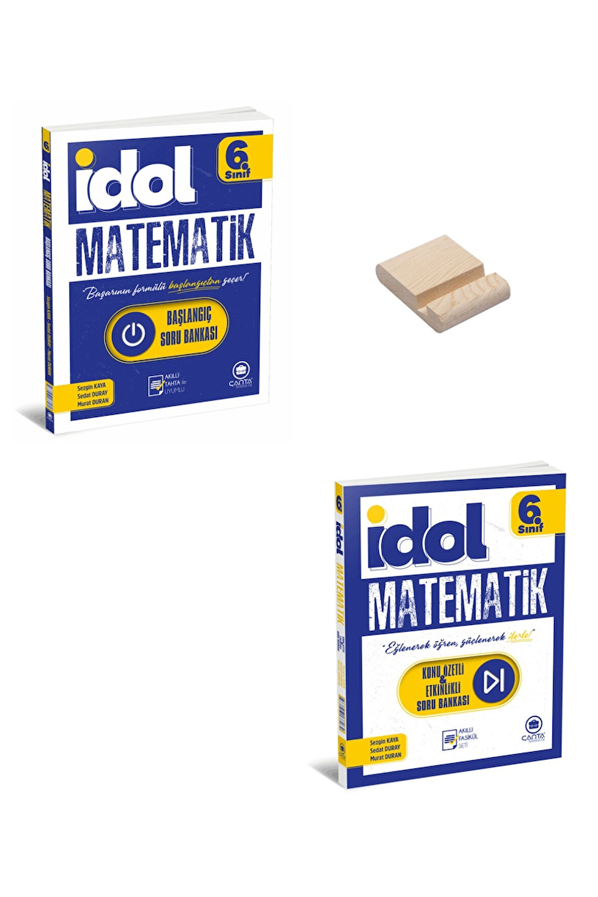 6. Sınıf Başlangıç ve Konu Özetli Etkinlikli Matematik Soru Bankası + Telefon Standı